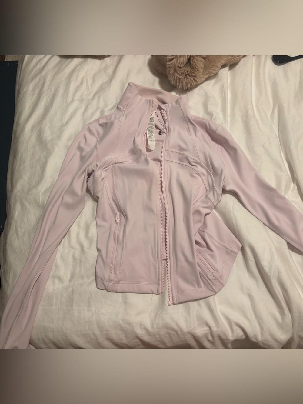 lululemon athletica Pale Pink Full-Zip Active Jacket